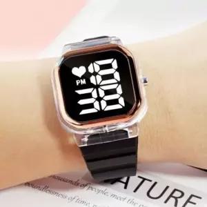 노인 스크린 손목 아이 LED 디지털 빅 컬러 패션 시계 pJn7+4YKF