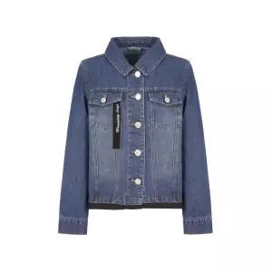 [샤트렌]크로커다일레이디 스프링 트렌디 숏 스프링 데님자켓_CLESJK103