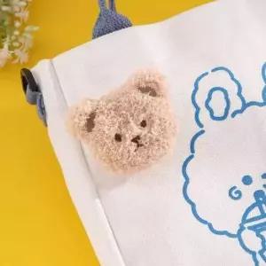 캐릭터 곰돌이 브로치 패션 가방 귀여운 악세사리