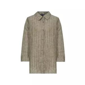 [올리비아하슬러]올리비아하슬러 오버사이즈 스트라이프 린넨 셔츠_OHEMBL113