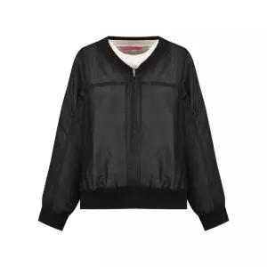 [샤트렌]샤트렌 티셔츠 일체형 캐주얼 블랙 집업 썸머 점퍼_HCEMJP308