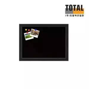 [문구] 블랙자석보드 다크우드 재질 900x1200 칠판 보드