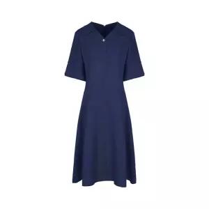 [올리비아하슬러]올리비아하슬러 오픈카라 A라인 원피스_OHEMOP204