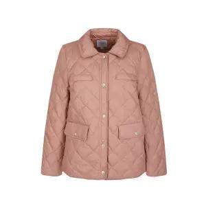 [크로커다일레이디]크로커다일레이디 물결 사선 라인 여성 초경량 봄 덕다운_CLESDW10