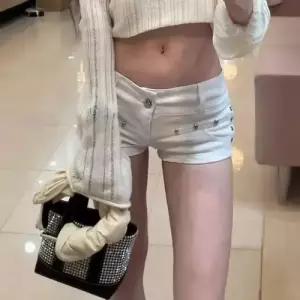 청 여사친 빈티지 A라인 슬림핏 반바지 청반바지 청바지 핫팬츠 힙업 ST1