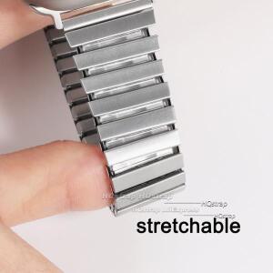 삼성 갤럭시 워치 8 클래식 46mm용 스트레치 시계 스테인리스 손목밴드