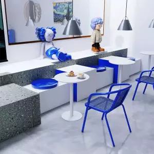 거실 좌식 테이블 원형 모듈 모듈 쇼파 북유럽