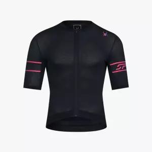 [백화점 정품] 스파이더 남성 사이클 슬리브 그래픽 반팔 저지 TIER-0 SPKPCNFT502MBLK