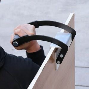 드라이월 보드 리프터 석고보드 패널 운반기 자재 운반 그립퍼 중량물 손잡이 리프트 합판 수공구 S9IXV