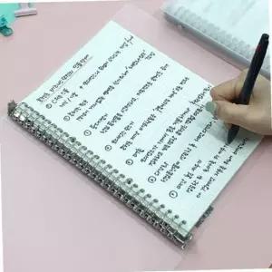 B5바인더 반투명 바인더 모눈노트 B5