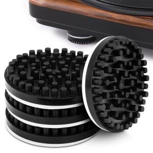 4 개/대 오디오 아이솔레이터베이스 패드 LP 포노 턴테이블 HiFi 스피커 CD 비닐 레코드 플레이어 용 진동 흡수기 댐퍼