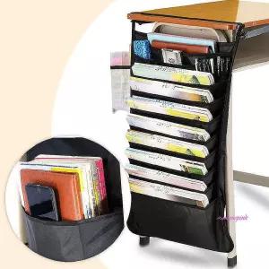 책상 책꽂이 파우치 포켓 책장 보조 수납 사이드 걸이efg196