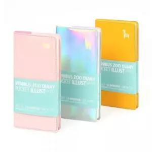 [문구] 포켓 다이어리 2026년 미니 플래너 휴대용 일정관리 일러스트 디자인