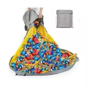 보드게임 소꿉 정리 바구니 블록 장난감 붙어있는 매트