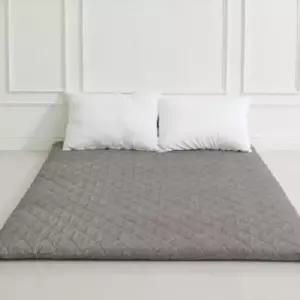 이불 더크린 접이식 3단매트리스 민무늬 D더블 그레이