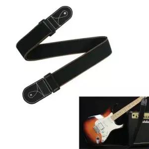 기타어깨끈 01블랙 PL 기타스트랩 코튼 일렉기타스트랩