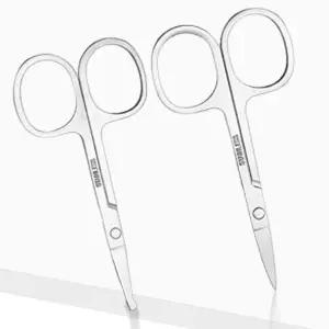 다용도 스텐 코털가위 미용 트리머 눈썹 둥근날 가위 kfC2+1lSC