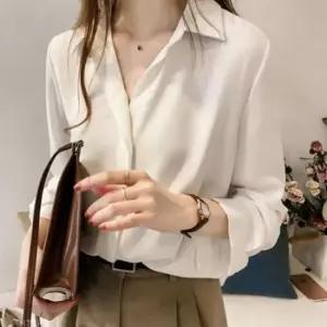[옷은날개] 베이직 블라우스 면접룩 가을이너웨어 실크핏