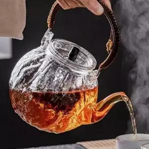 유리티포트 1.3L 내열유리 차주전자 티팟 2단 거름망