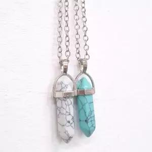 천연 원석 목걸이 여름 바다 기념품 DDv7+4hcX