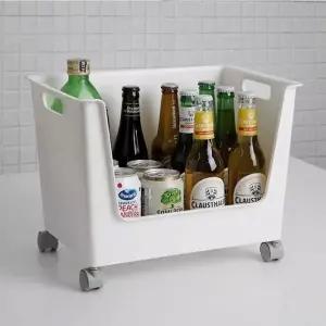 [골드스마일]이동식 트롤리 수납 정리함 주방 공부방 선반