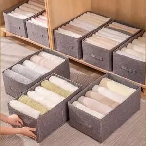 [골드스마일]의류 정리함 티셔츠 속옷 바지 수납함 패브릭 보관함
