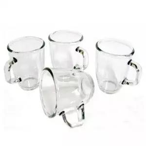 유리컵 머그잔 커피잔 세트 4p