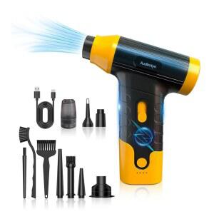 무선 전기 압축 공기 먼지기 - 키보드, PC, 카메라, 풍선 쿠션용 펌프, 에어 매트리스 침대, 보트, 수영 링 청소용 150000 MRP 송풍기