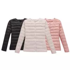 여자 경량 패딩 점퍼 겨울 회사 근무복 오리털 숏패딩