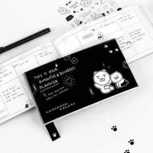 [문구/오피스] 만년형 노트 문구 스터디 계획표 플래너 6개월 다이어리 스케줄러 용돈기입장