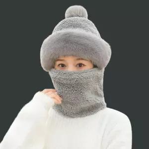 방한모자 겨울 골프 목도리 방한모 모자