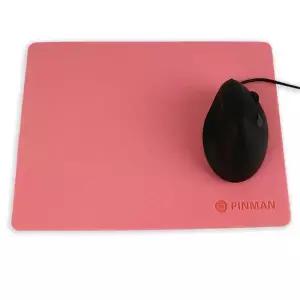 마우스패드 핑크 가죽 장패드 패드 데스크 마우스매트