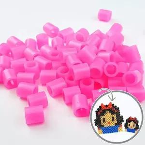 [알티피아]젤리빅비즈 공예 단품 진분홍색 100P 젤리비즈