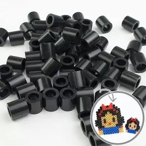 [알티피아]젤리빅비즈 공예 단품 검은색 100P 컬러 유아 비즈