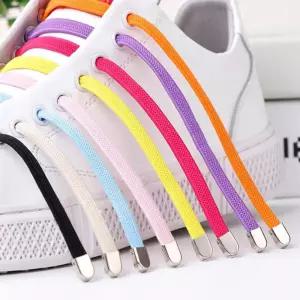 다양한 색상 라텍스 고무 간편 클립 고정 운도화 끈 fWz9+4fXb