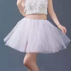 발레 폴댄스 요가 허리 밴딩 우아한 매쉬 스커트
