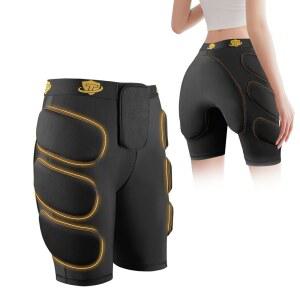 스키 스케이팅 스노보드 스케이트보드를 위한 DGQY 3D 엉덩이 보호 패드 패딩 반바지 충돌 임팩트 기어