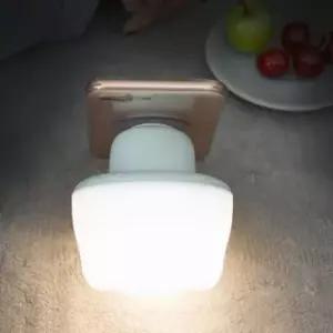 [데코] 큐방부착 밝기 색상변환 버섯돌이 무드등