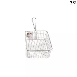 bns 스테인레스 미니 사각 튀김 바스켓 3호