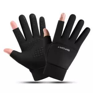 겨울 기모 핑거장갑 오토바이 자전거 라이더 스포츠 손가락 장갑 방한 배달용품