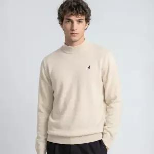 [미미캐츠]KPL 남성 모크넥 클래식 소프트 터치 풀오버 니트 스웨터 반목 폴라 티셔츠