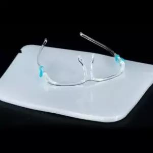 보호안경 투명 작업 위생 안경 페이스 커버 마스크 필름 10매