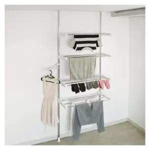 건조대 기둥접이식 빨래 4단 기둥식 접이식 선반