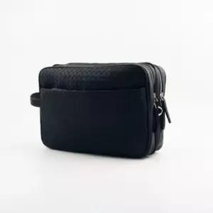 블랙 골프용 파우치백 YKK지퍼 LABEPOTS 대형 가죽