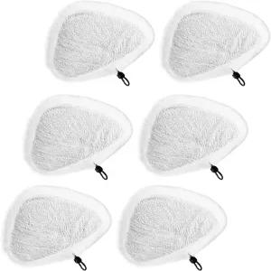 스팀보이 X5 H2O H20 S302 S001 SKG 1500W 걸레용 6Pc 패드 재사용 가능한 세척 극세사 스티머 청소 교체