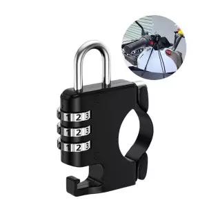 오토바이 헬멧걸이 자물쇠 잠금장치 가방걸이 번호키