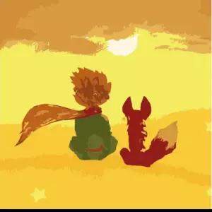 하모니아트 DIY 유화그리기 그림그리기 세트 유화페인팅 20x20 어린왕자