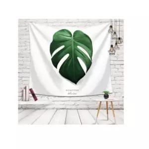 특대 몬스테라 패브릭 포스터 가림막 커튼 가리개 커텐 바란스 가림천 천포스터
