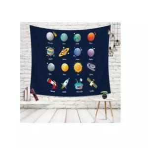 특대 태양계 패브릭 포스터 가림막 커튼 가리개 커텐 바란스 가림천 천포스터
