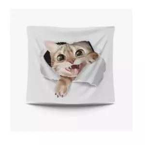 특대 고양이5 패브릭 포스터 가림막 커튼 가리개 커텐 바란스 가림천 천포스터